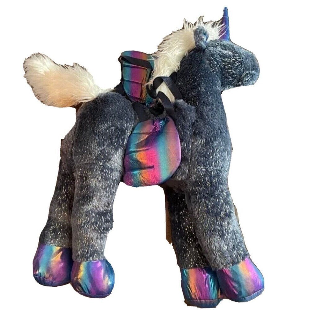Justice Gray Blue 26” Plush Step In Costume Doll Stuffed Animal Retired